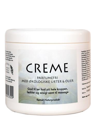 Creme Parfumefri m/økologiske urter & olier, 450ml